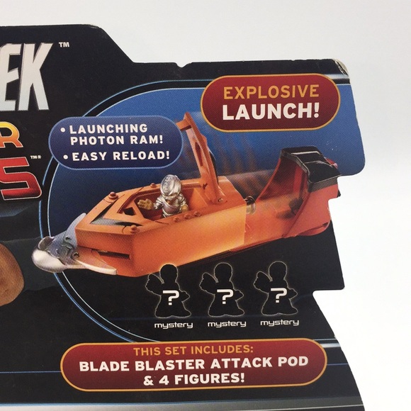 Star Trek Fighter Pods Attack Pods Blade Blaster Hasbro New - Picture 7 of 13